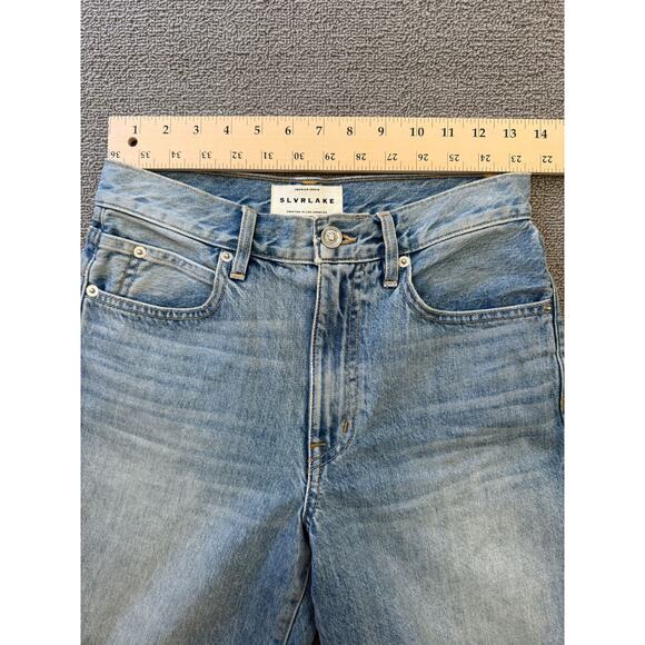 SLVRLAKE Womens Light Wash Denim London Shorts Size 26 Temecula Sunrise - Picture 7 of 14